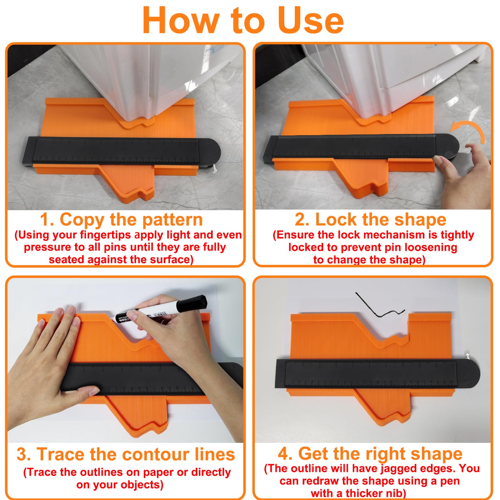 Amazon | 10インチスーパーゲージ形状とアウトラインツール